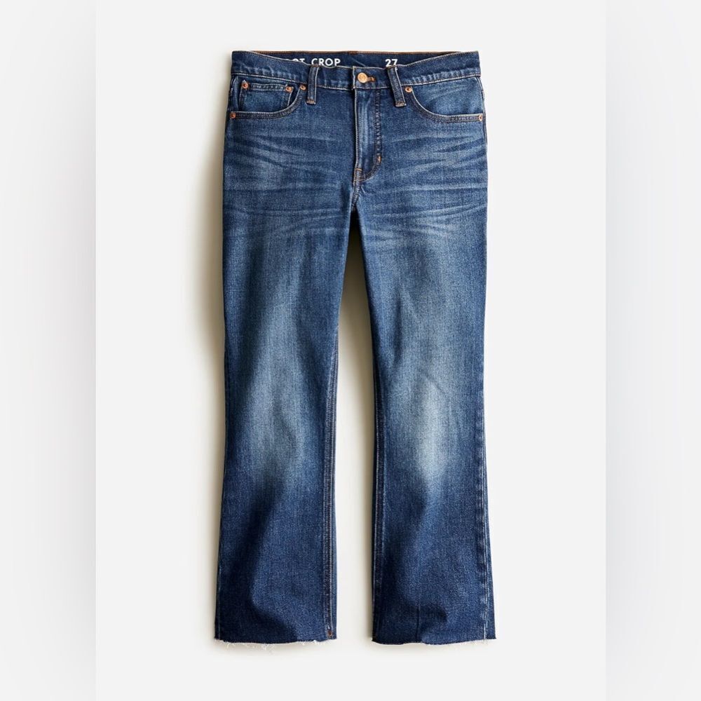 J. Crew Women's Boot Cut Frayed Jeans